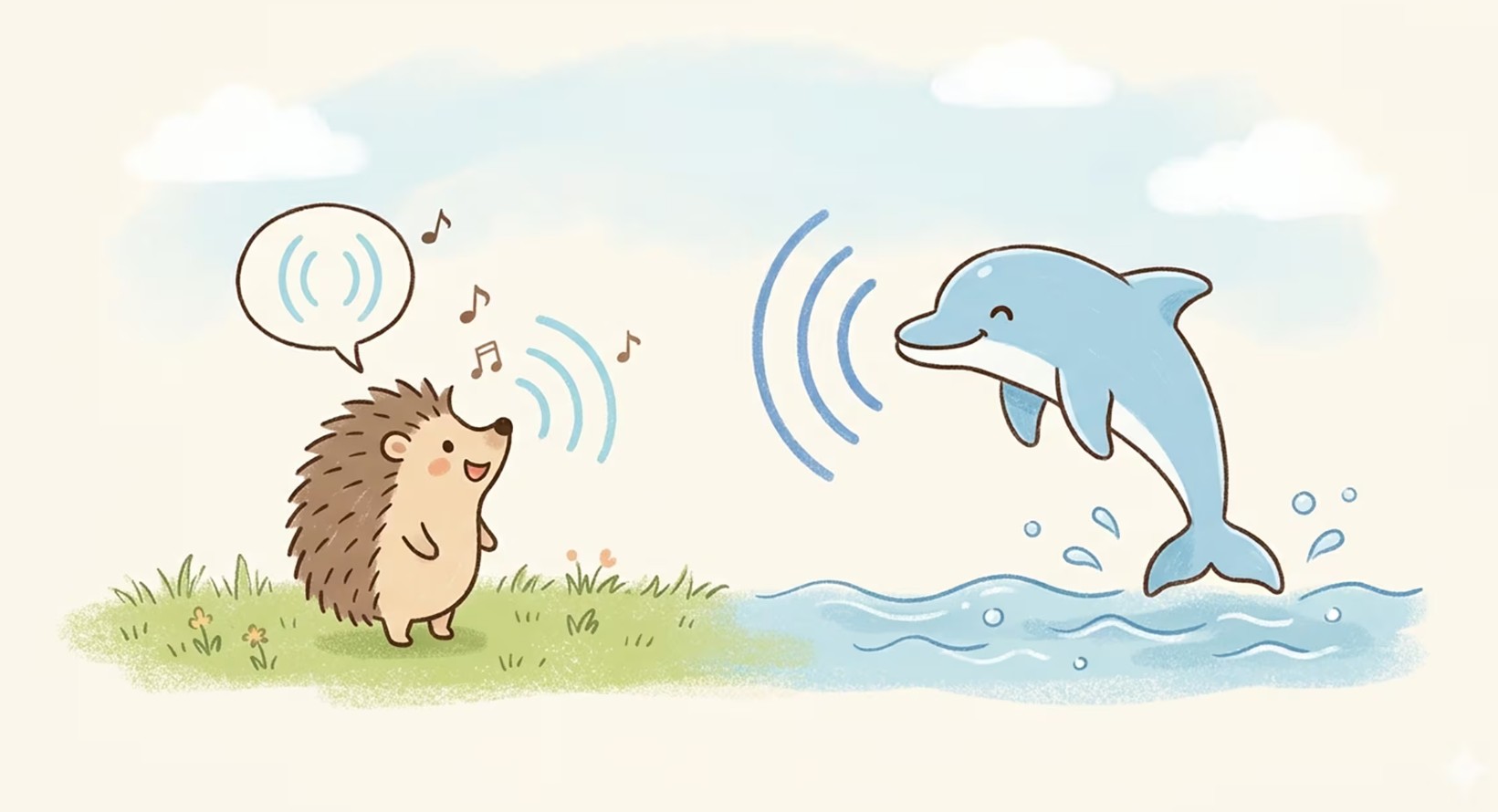 고슴도치도 돌고래처럼 초음파 듣는대요!